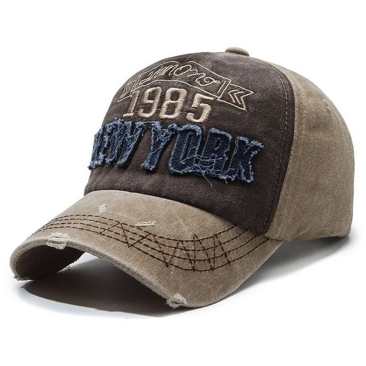 Men's Distressed Cotton Graphic Baseball Cap Kalsten
