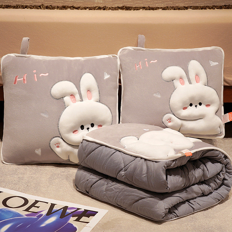 Plush Dog Cushion and Blanket Set Kalsten