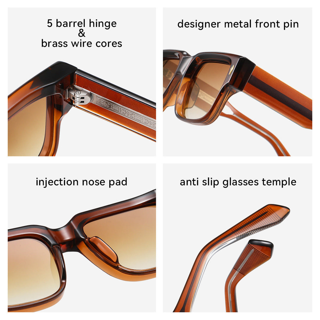 Women's sunglasses in modern, angular design Kalsten