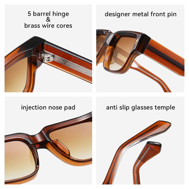Women's sunglasses in modern, angular design Kalsten