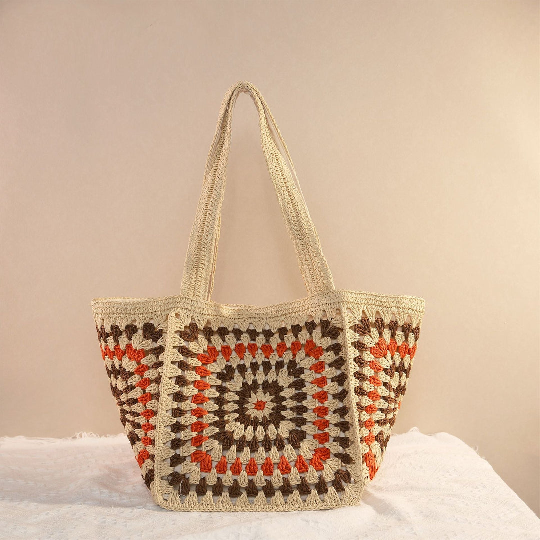 Hand-knotted cotton tote bag Kalsten