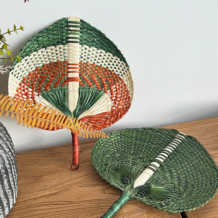 Women Hand-woven Fan made of natural material Kalsten