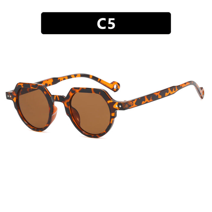 Women's geometric sunglasses with protective UV filter and sturdy frame Kalsten