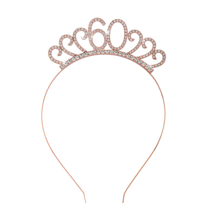 Ladies Crystal Tiara with Custom Designed Number Motif Kalsten