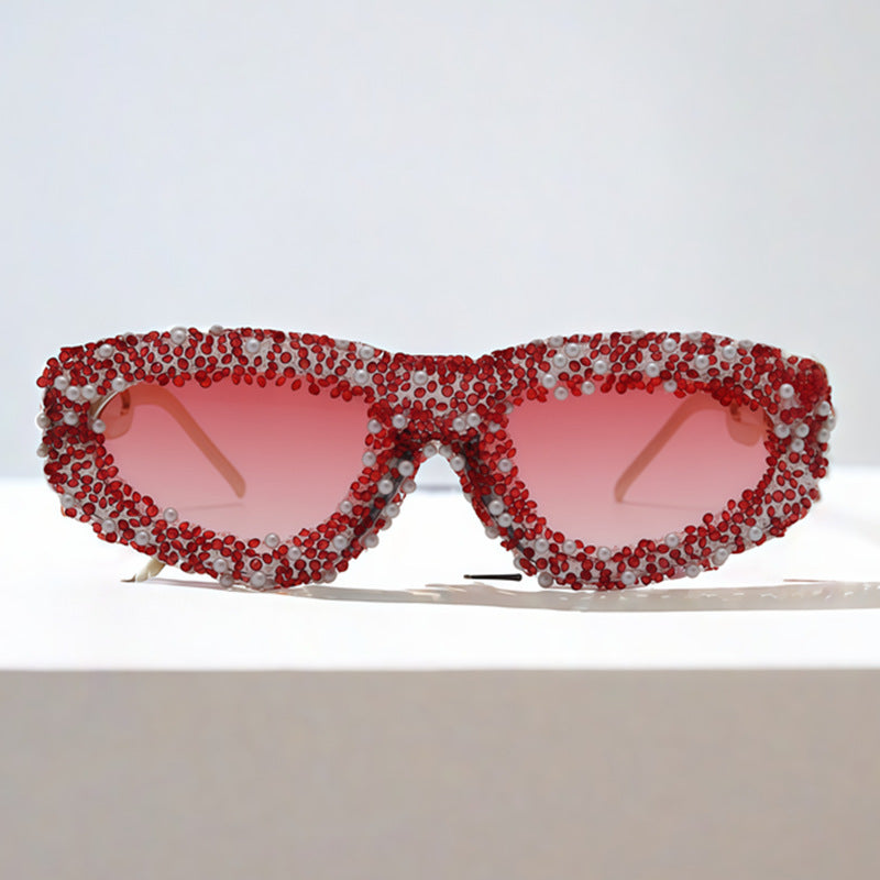 Ladies glamorous sunglasses with embellished frame Kalsten