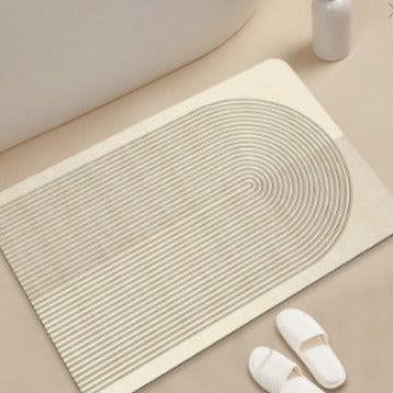 Stylish Geometric Pattern Bath Mat Kalsten