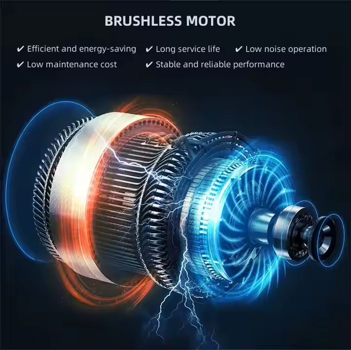 Women's portable solar standing fan with USB connection and smart control Kalsten