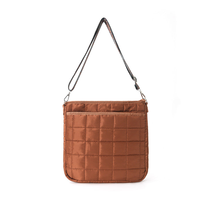 Fashionable shoulder bag with square quilted pattern Kalsten