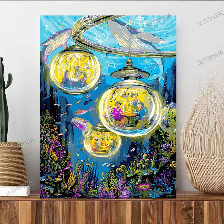 Fantasy Landscape Canvas Art Print Kalsten