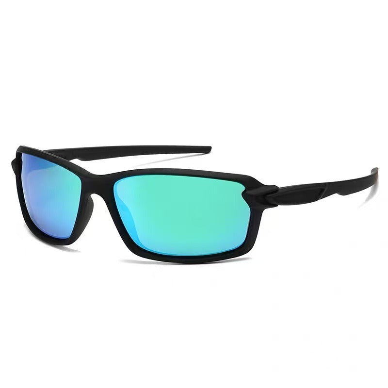 Men's sporty polarized sunglasses with lightweight flexible nylon frame and slip-resistant temples Kalsten