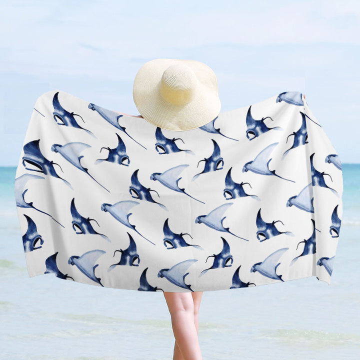 Beach towel with maritime design Kalsten