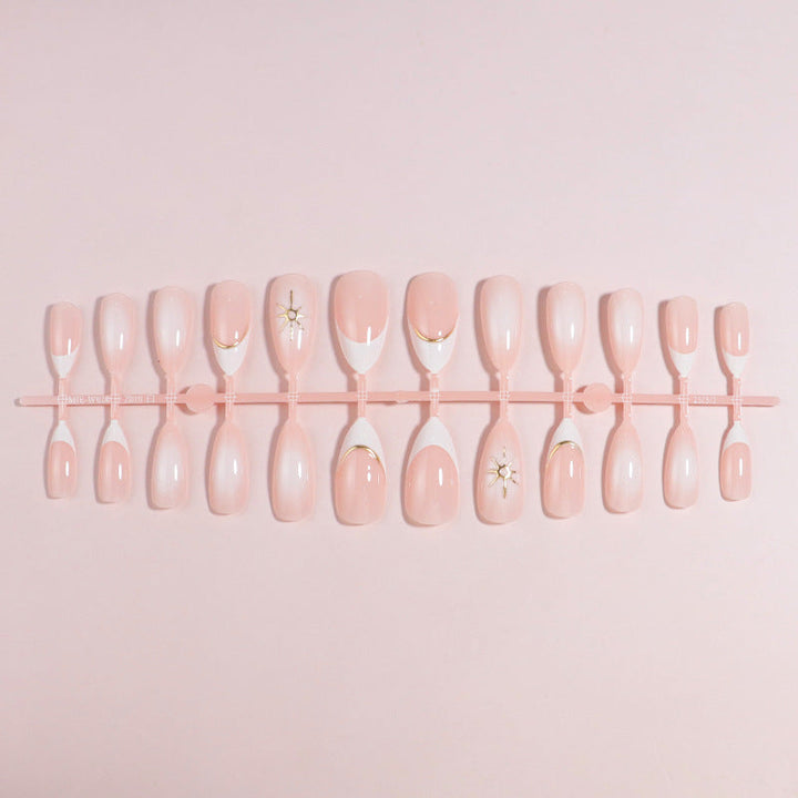 Premium Press-On Nail Set with Decorative Accents Kalsten