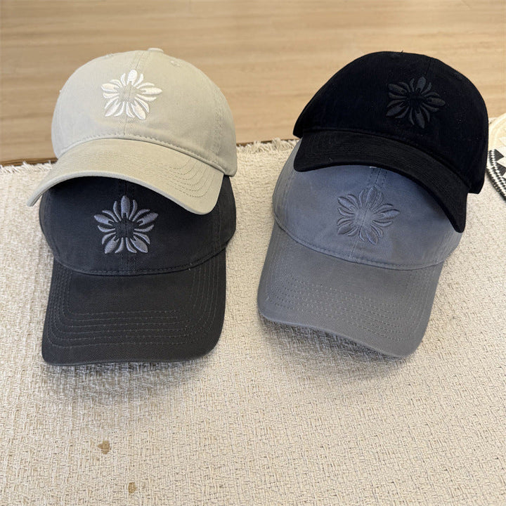Women's Floral Embroidered Baseball Cap Kalsten