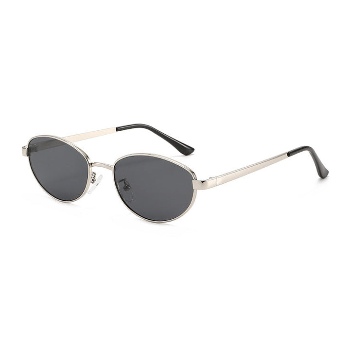 Women's fashionable sunglasses with narrow metal frame Kalsten