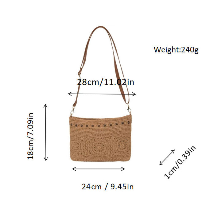 Handbag with Fine Crochet Patterns Kalsten