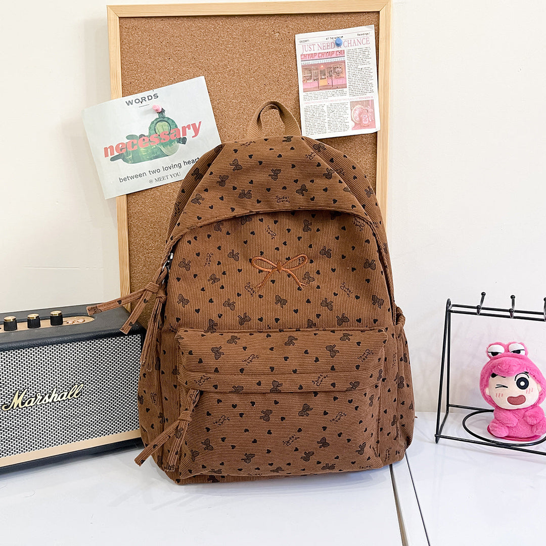 Floral-Patterned Travel Backpack Kalsten