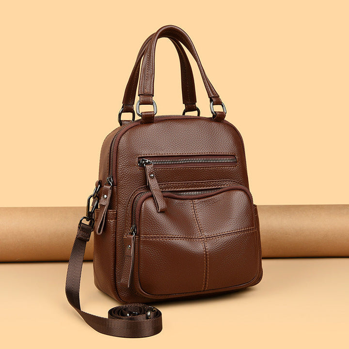 Multi-Functional Leather Handbag Kalsten