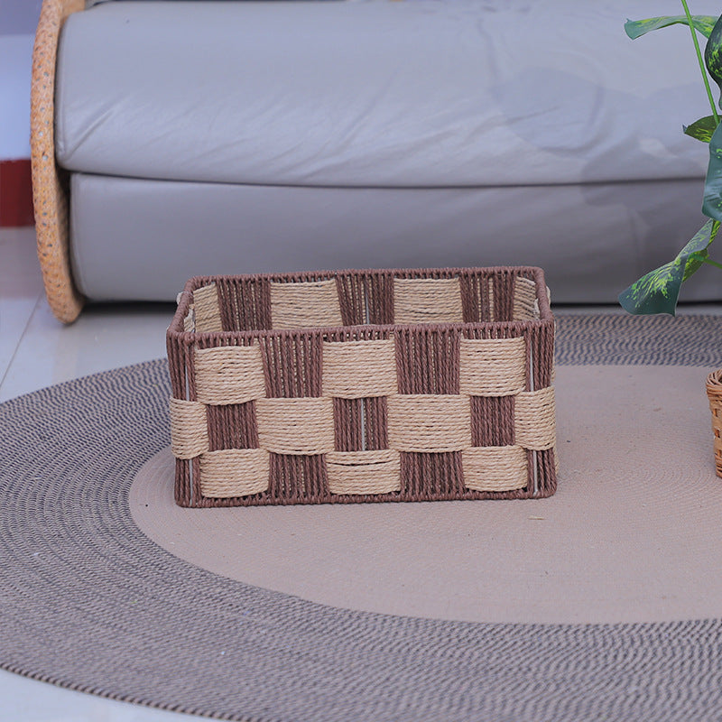 Woven Rectangular Storage Tray Acalora
