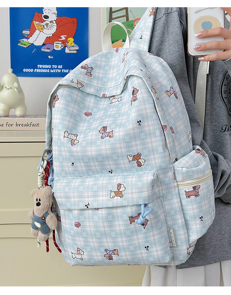 Dog-Themed Casual Backpack Kalsten
