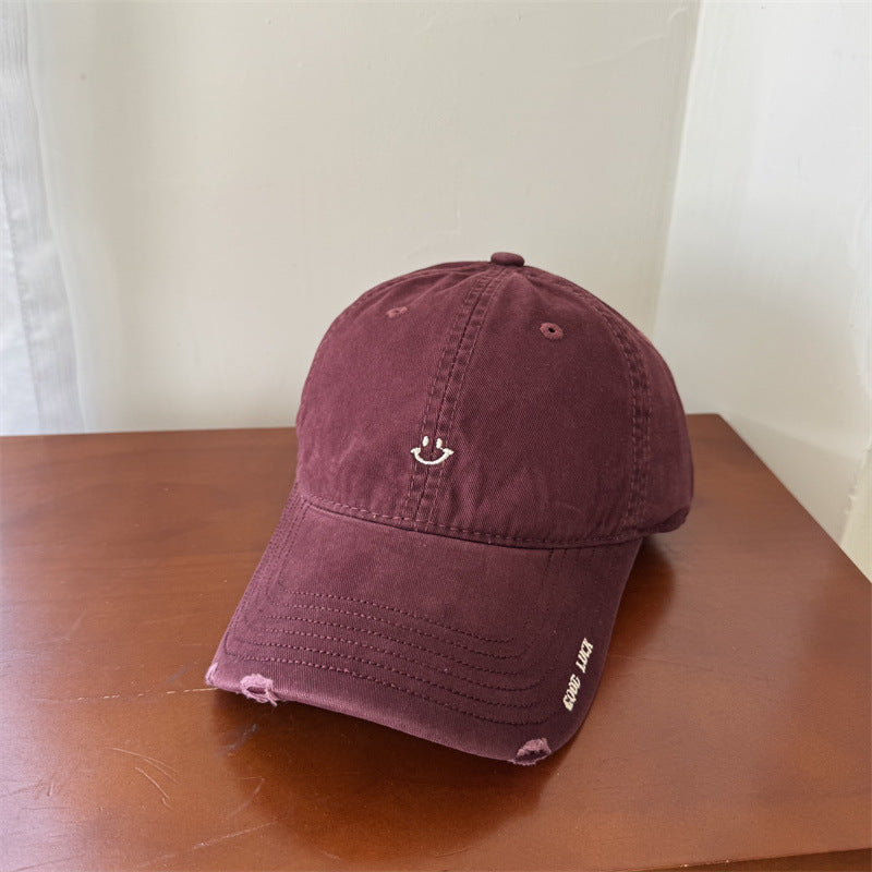 Women's Casual Smile-Embroidered Cap Kalsten