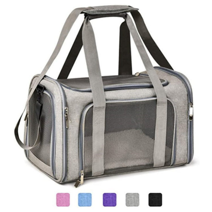 Pet Carrier with Breathable Mesh and Secure Ventilation System Kalsten