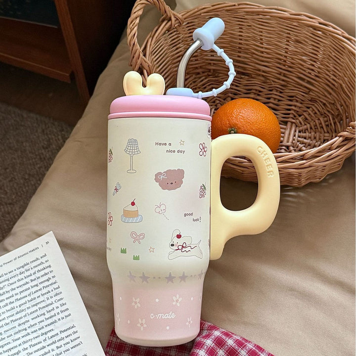 Women Practical Drinking Containers with Innovative Carry Handle Kalsten