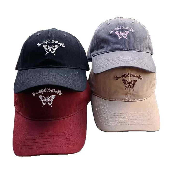 Women's Embroidered Butterfly Cap Kalsten