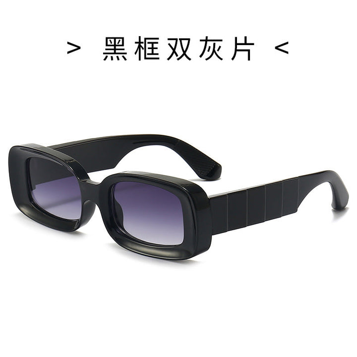 Women's Square Sunglasses with Transparent Frame Kalsten