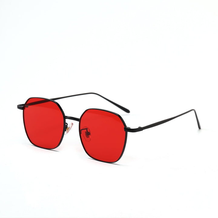 Women geometric sunglasses with modern metal frame Kalsten