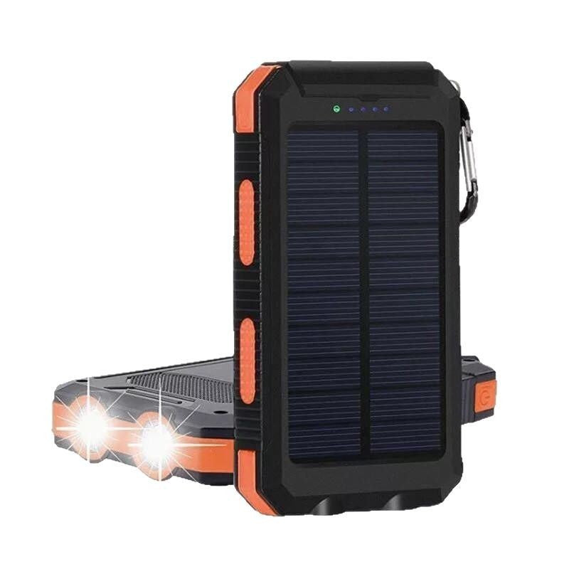Solar-powered power bank with LED lighting and integrated compass Kalsten