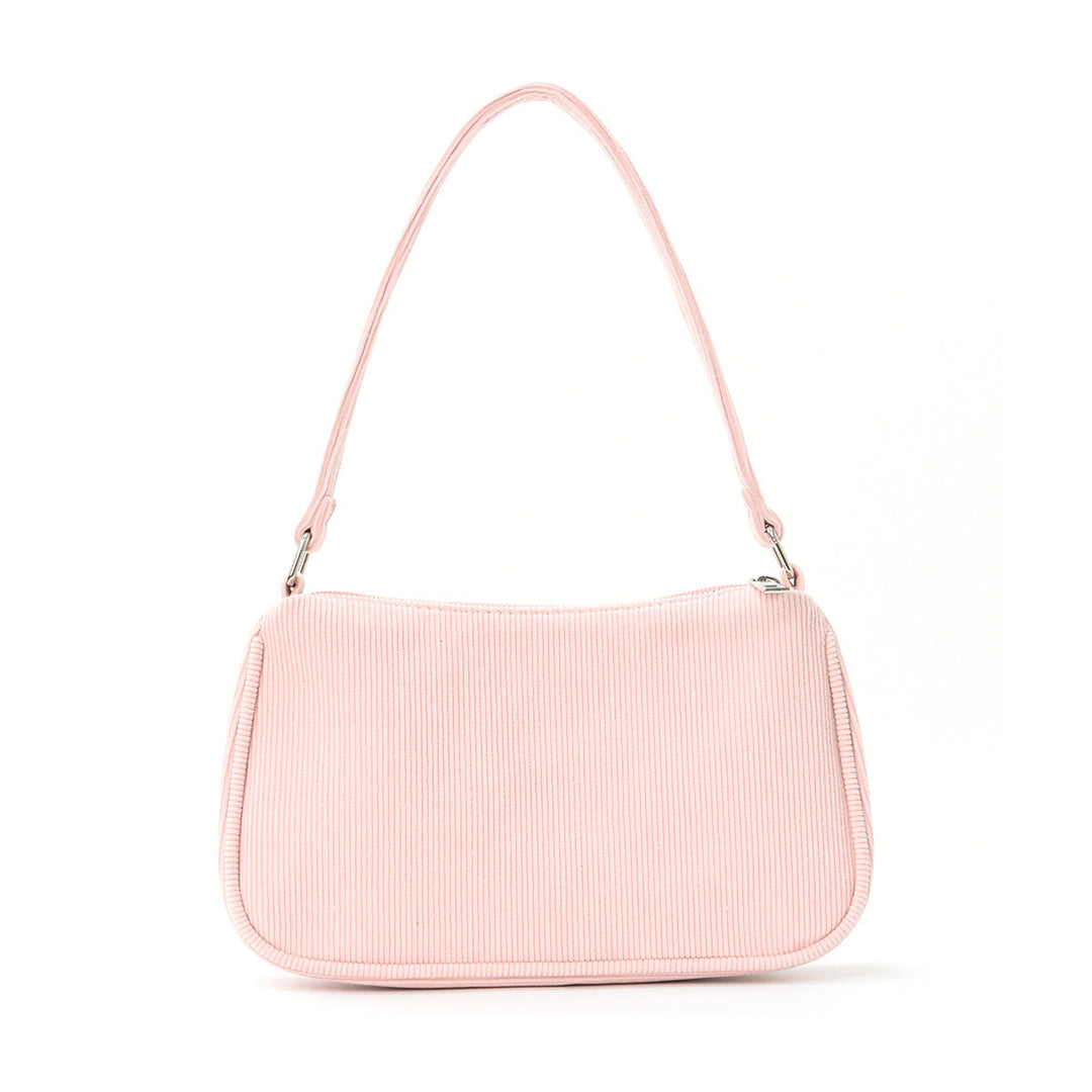 Fashionable shoulder bag with elegant ribbed design Kalsten