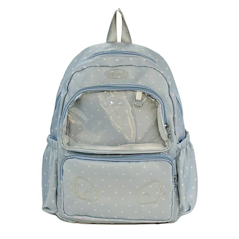 Transparent Front Pocket Backpack Kalsten