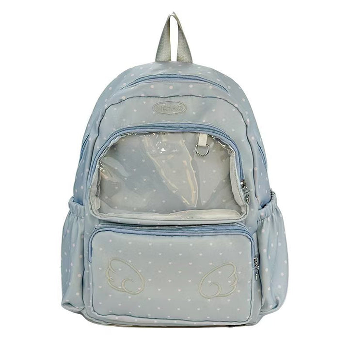 Transparent Front Pocket Backpack Kalsten