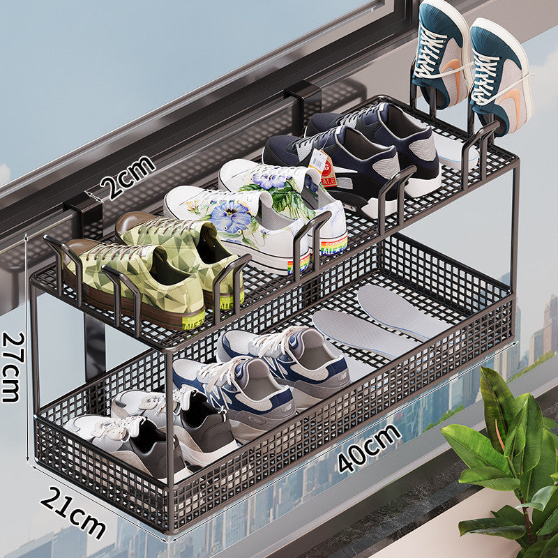 Adjustable Over-The-Door Shoe Organizer Kalsten