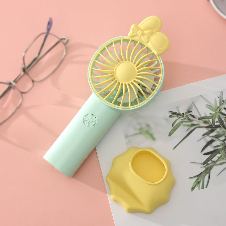 Ladies Portable Hand Fan with Playful Design Kalsten