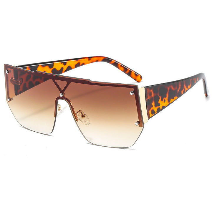 Women's fashionable oversized sunglasses with a unique geometric frame Kalsten