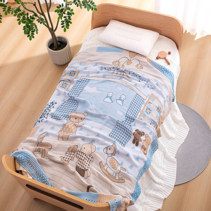 Ladies cuddly blanket with charming animal motif Kalsten