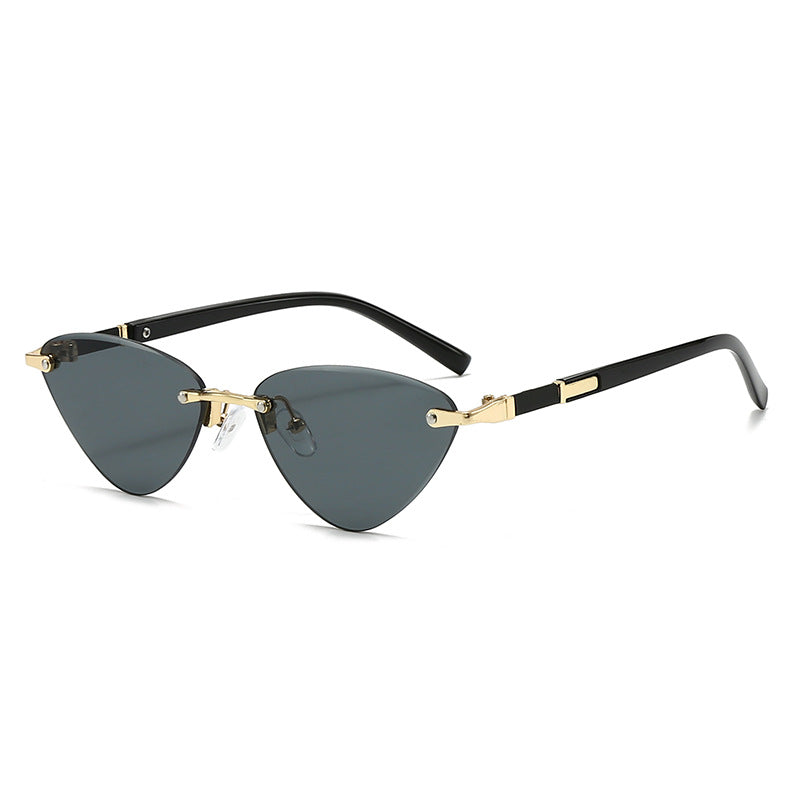 Ladies fashionable Cat-Eye sunglasses with elegant metal frame Kalsten