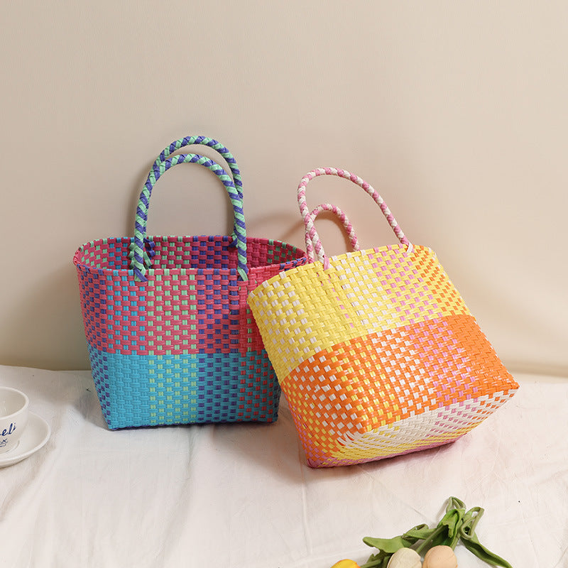 Braided shopping and beach bag Kalsten