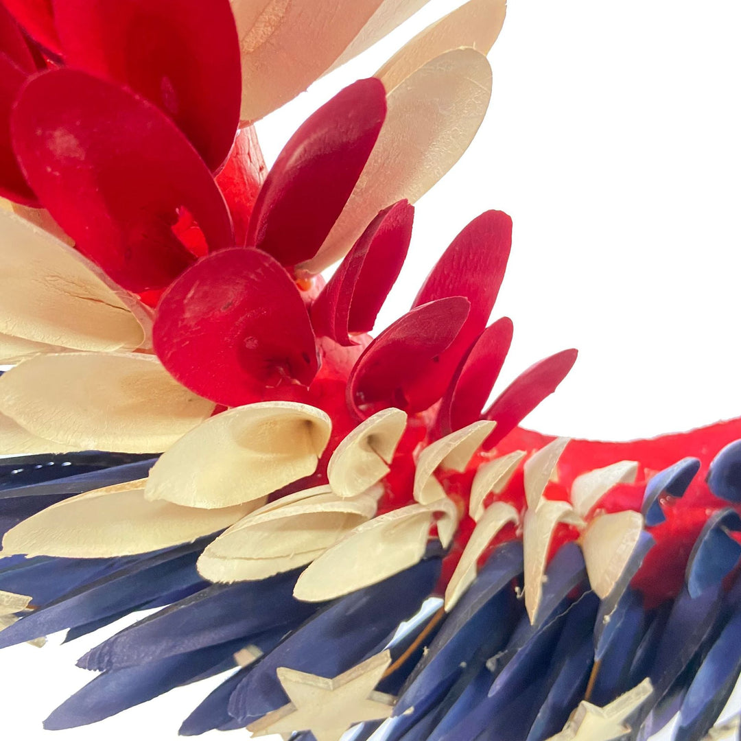 Unisex nan more patriotic door wreath with realistic eagle head and handcrafted wooden feathers Kalsten