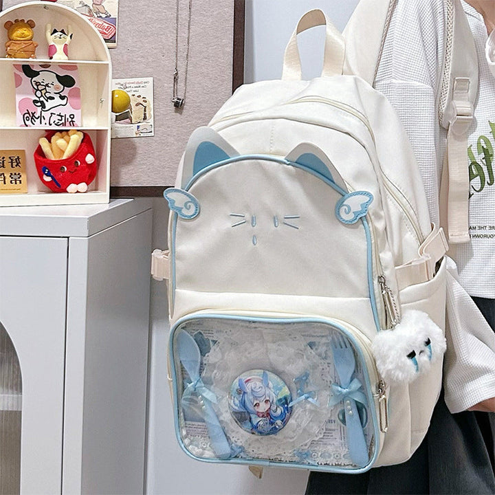 Cute Cat-Ears Design School Backpack