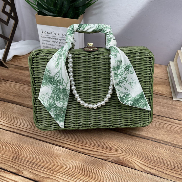 Ladies Rattan Handbag Kalsten