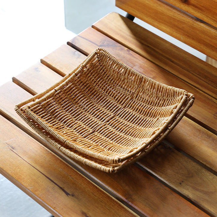 Handwoven Decorative Serving Basket Kalsten