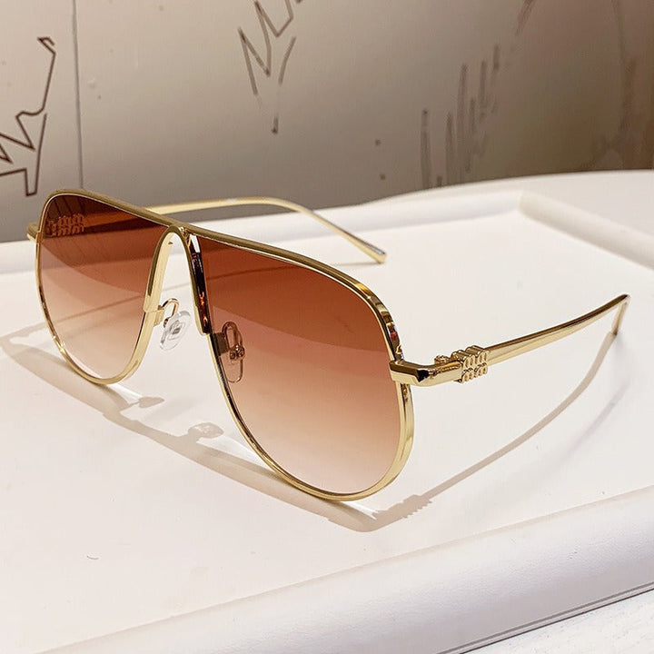 Men's Luxurious Oversized Aviator Sunglasses Kalsten