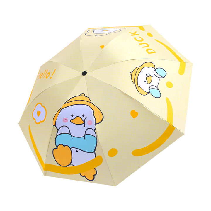 Ladies Folding Umbrella with Cute Animal Design Kalsten