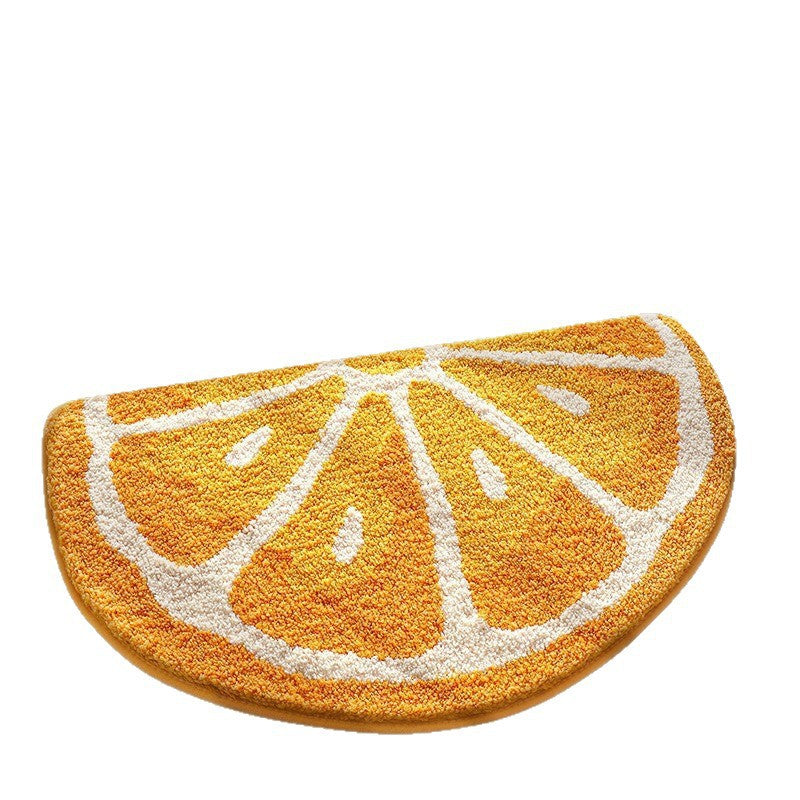 Lemon-Shaped Bath Mat Acalora
