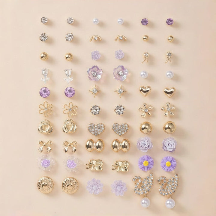 Sparkling Earrings Set Kalsten