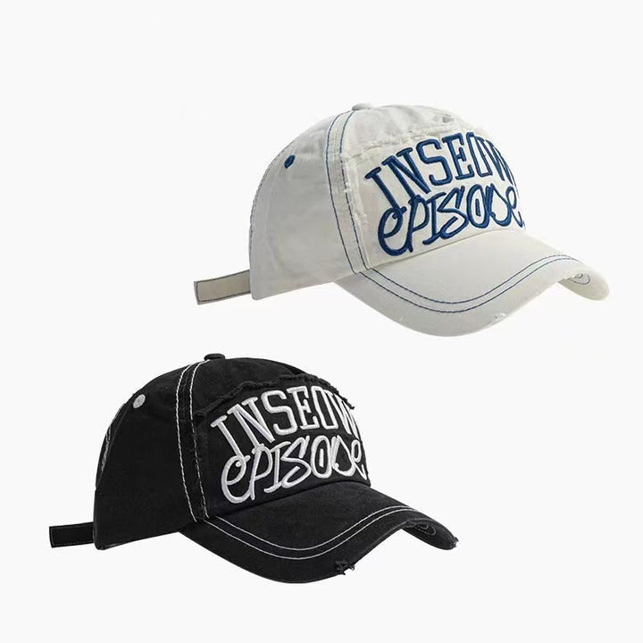 Men's Distressed Casual Graphic Baseball Cap Kalsten