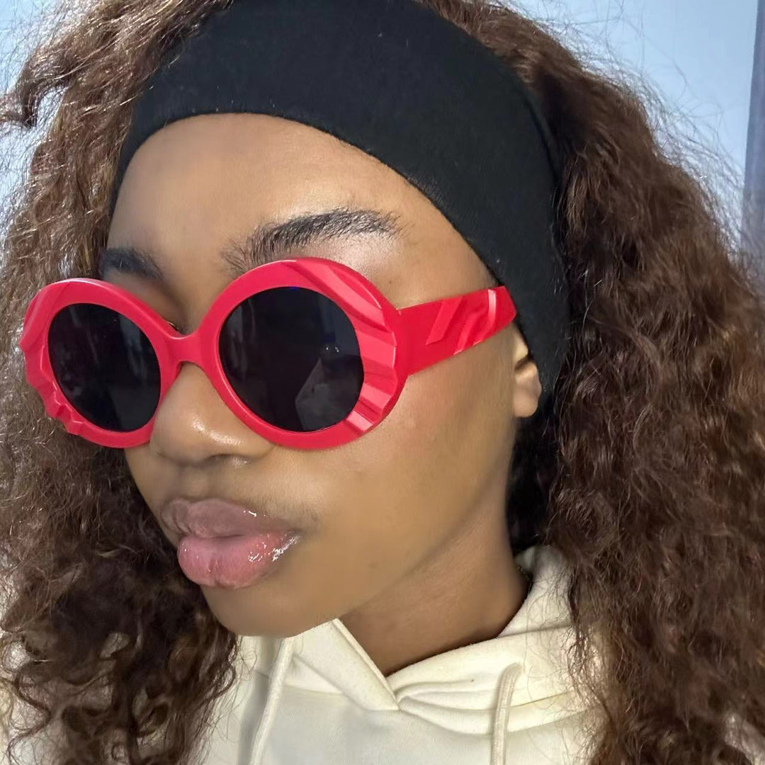 Women's sunglasses with unique, textured frame and protective lenses Kalsten