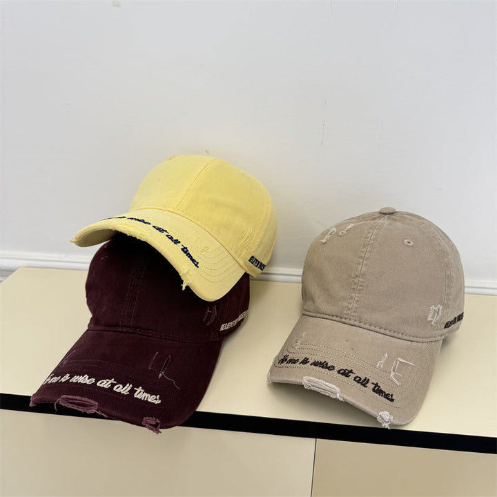 Men's Vintage Distressed Baseball Cap Kalsten